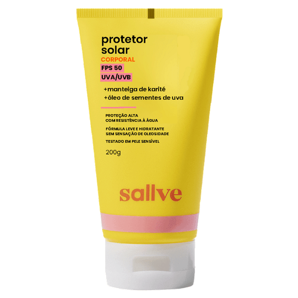 Protetor Solar Corporal Sallve FPS 50 200g