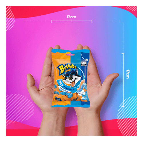 Bala Macia Bubbaloo Citric Blueberry Mix 82,5g - Drogaria Sao Paulo