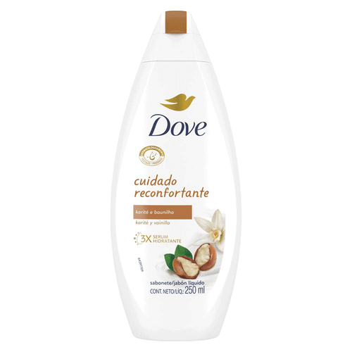 Sabonete Líquido Dove Delicious Care Manteiga De Karité E Baunilha 250Ml