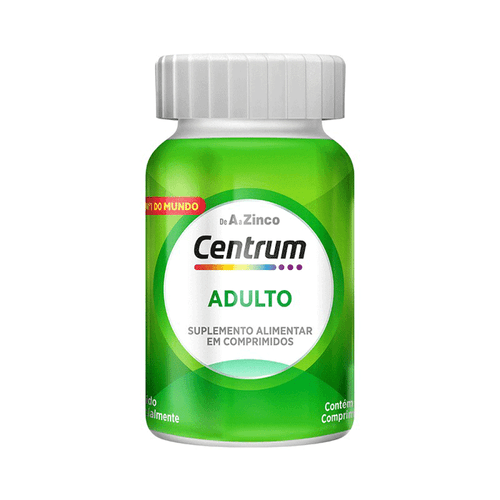 Multivitaminico Centrum Adulto Com Vitaminas De A A Z 60 Comprimidos