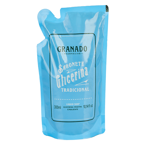 Sabonete Líquido Granado Glicerinado Tradicional Refil 300Ml