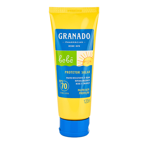 Protetor Solar Granado Bebe Fps70 120Ml