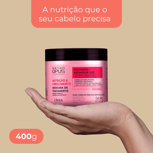 Máscara de Tratamento Liso Perfeito Salon Opus 400g - Drogaria Sao