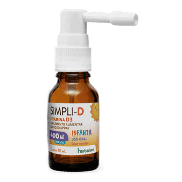 Vitamina D Simpli-D 400UI 10ml Solução Spray