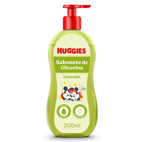 Sabonete Líquido Huggies Camomila Para Recém-Nascidos 200Ml