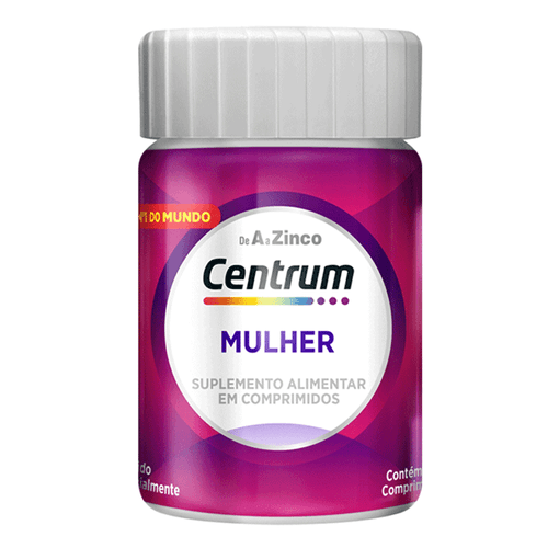Multivitamínico Centrum Gender Mulher De A A Z 30 Comprimidos