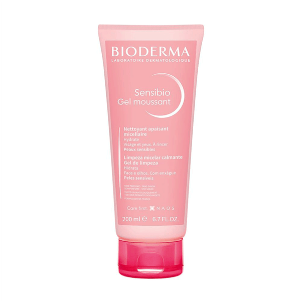 Gel de Limpeza Micelar Bioderma Sensibio Gel Moussant Calmante e Hidratante 200ml