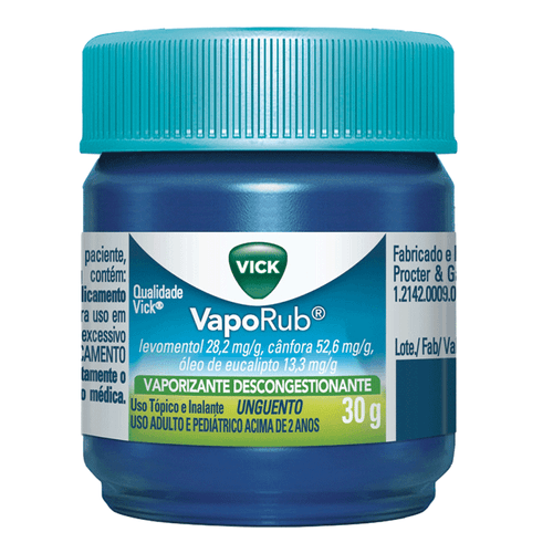 Descongestionante Vick Vaporub 30G Pomada