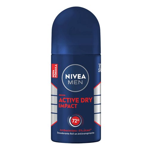 Desodorante Antitranspirante Roll On Nivea Men Dry Impact 50Ml