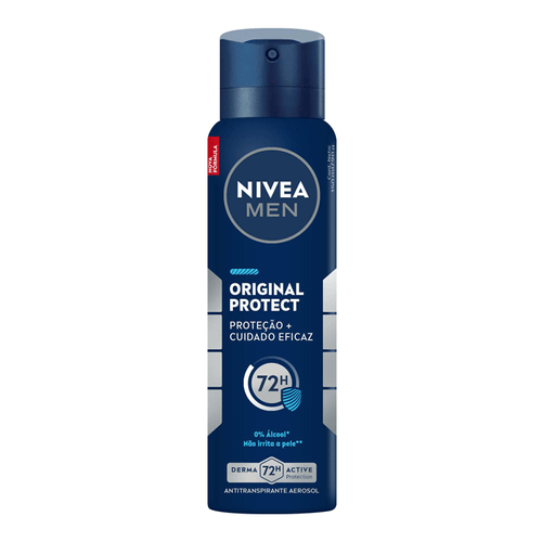 Desodorante Antitraspirante Aerossol Nivea Men Original Protect 150Ml