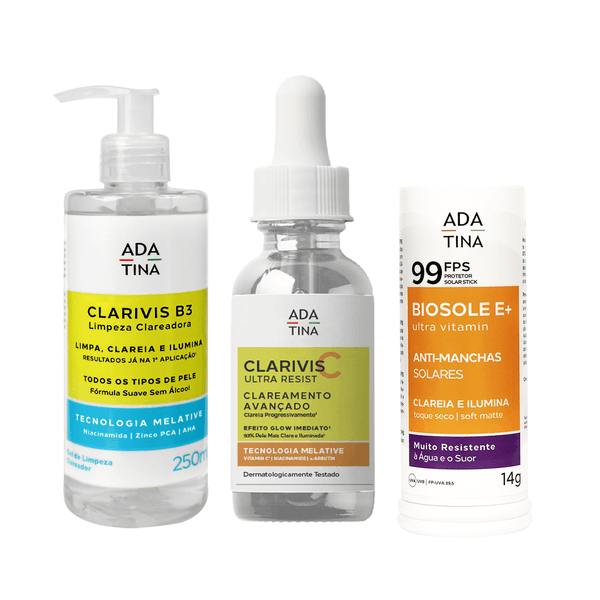 Rotina de Skincare Clareadora Todos os Tipos de Pele
