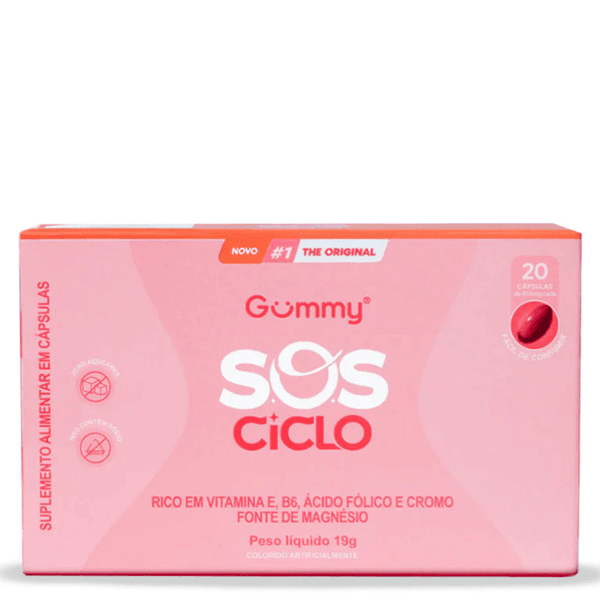 Complemento Alimentar Gummy SOS Ciclo 20 Cápsulas