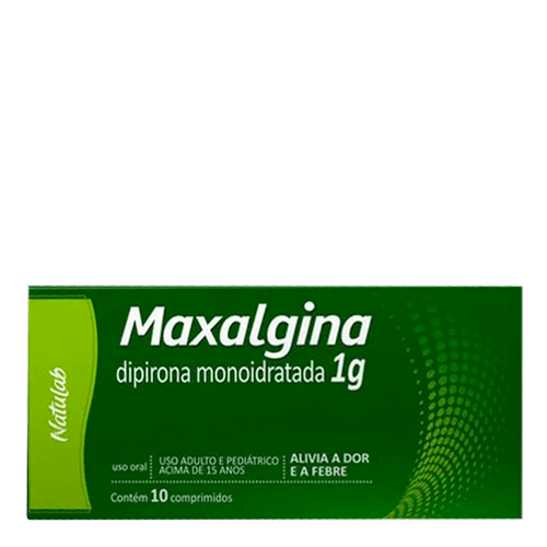 Analgésico E Antitérmico Maxalgina 1G 10 Comprimidos