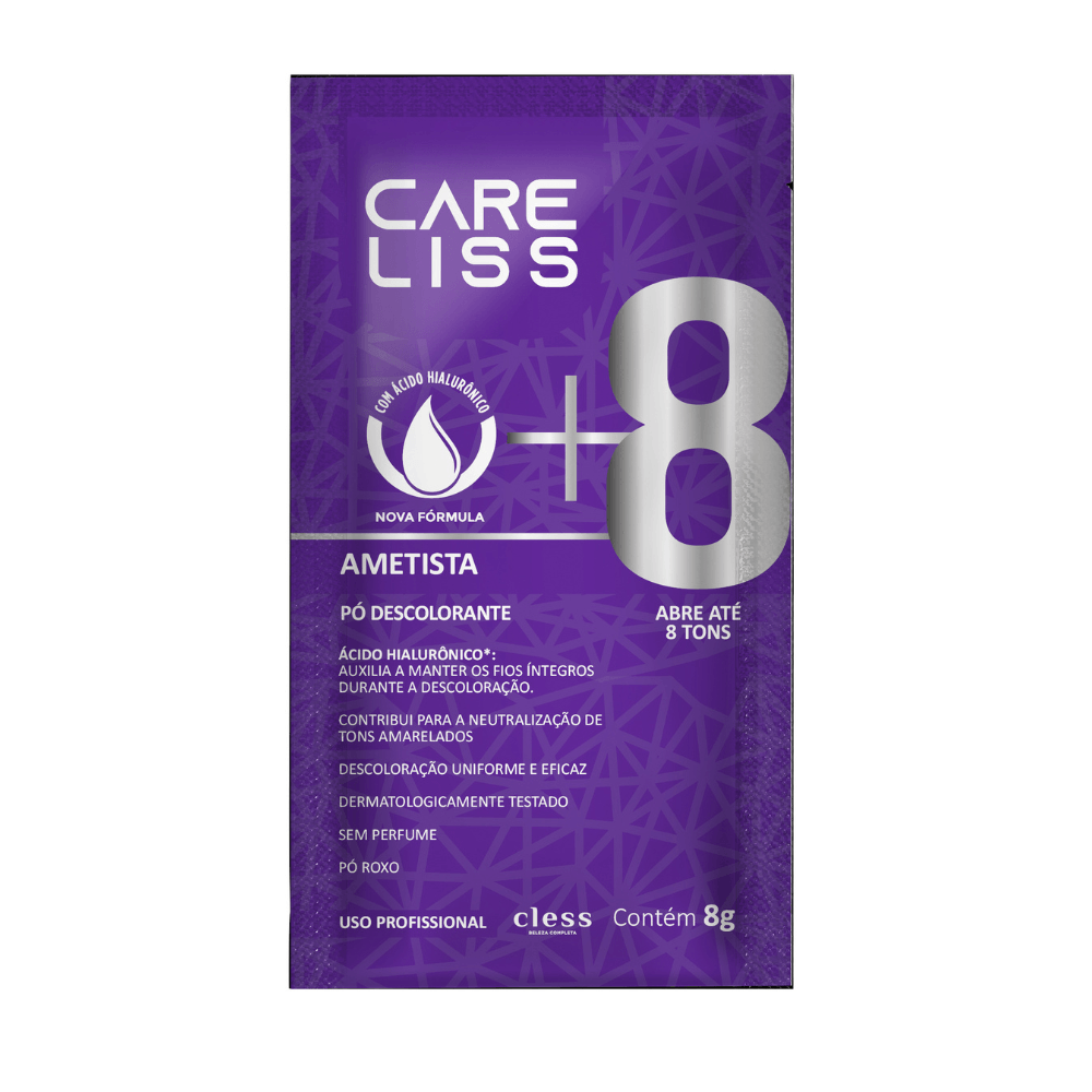 po descolorante Ametista 8 tons Care Liss 8g