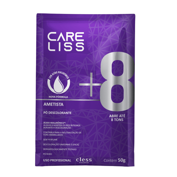 Po Descolorante capilar Ametista 8 tons Care Liss 50g