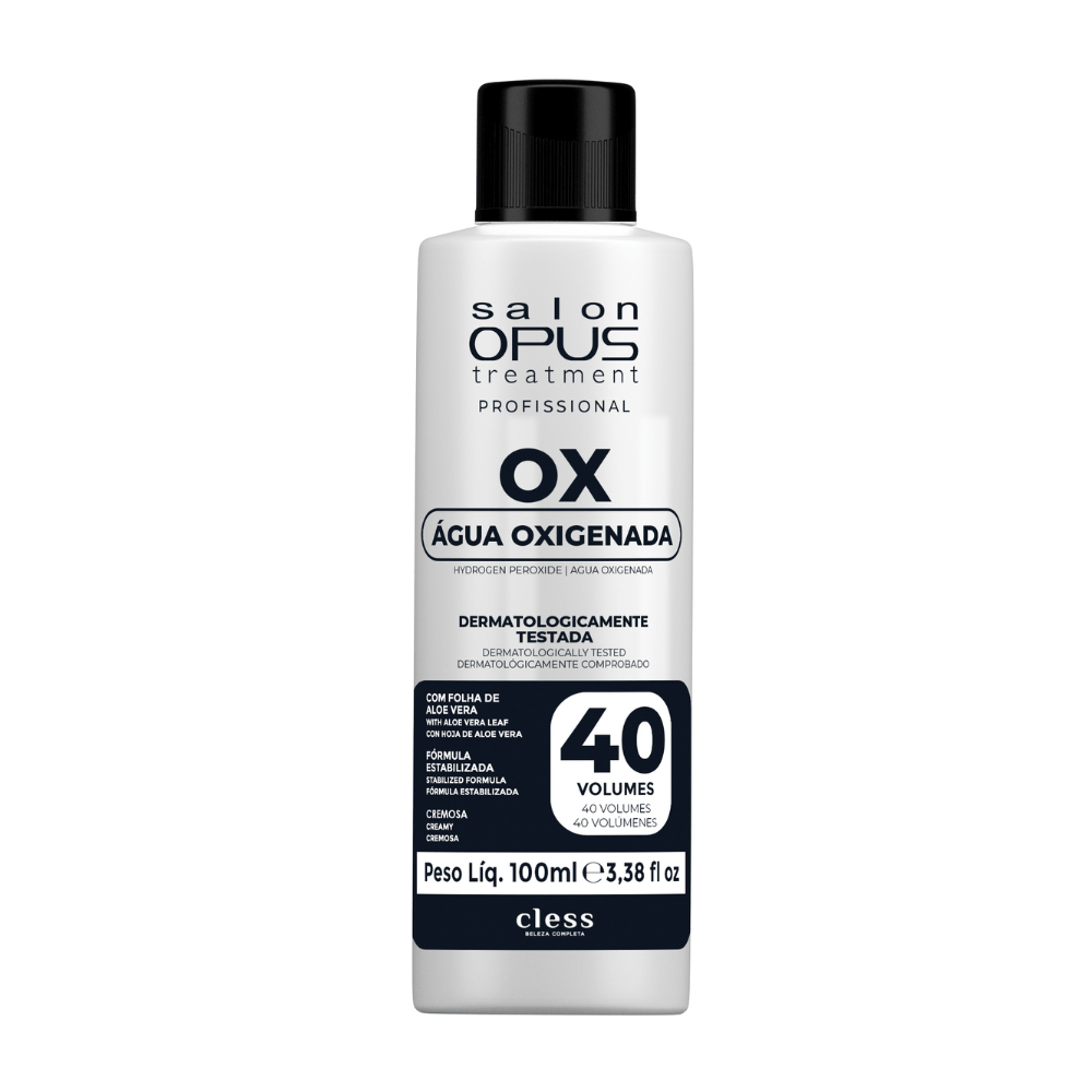 Água Oxigenada Descolorante Capilar 40V Salon Opus 100ml