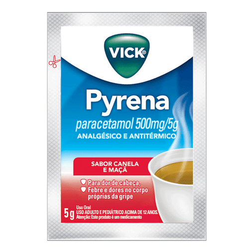Analgésico E Antitérmico Vick Pyrena 500Mg/5G 5G Maçã E Canela preço