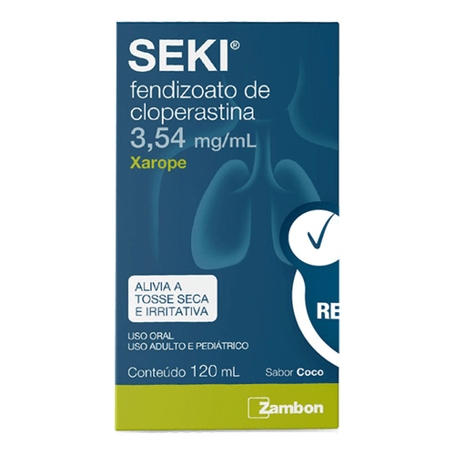Antitussígeno Seki 3,54Mg/Ml Sabor Coco 120Ml Xarope