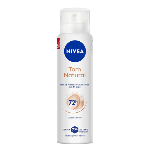 Desodorante Antitranspirante Nivea Aerossol Tom Natural 150Ml