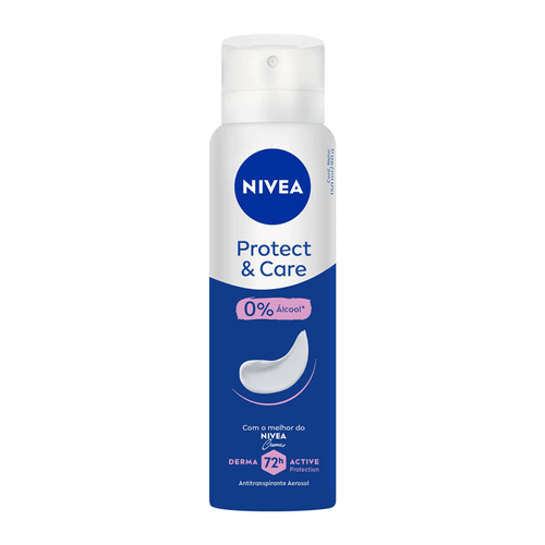 Desodorante Antitranspirante Aerossol Nivea Protect & Care Feminino 150Ml