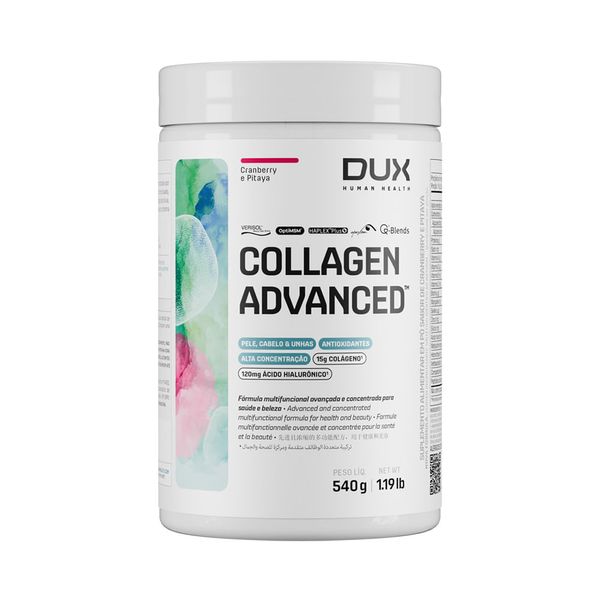 COLLAGEN ADVANCED - POTE 540G Tangerina e Hibisco - pote 540g