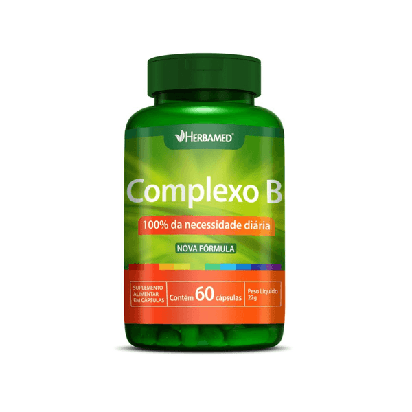 Complexo B 100% Idr C/60 Cápsulas - Herbamed