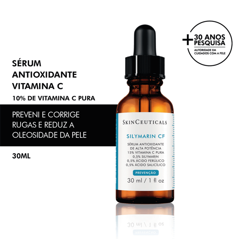 Sérum Antioxidante Skinceuticals Silymarin CF 30ml - Drogaria Sao