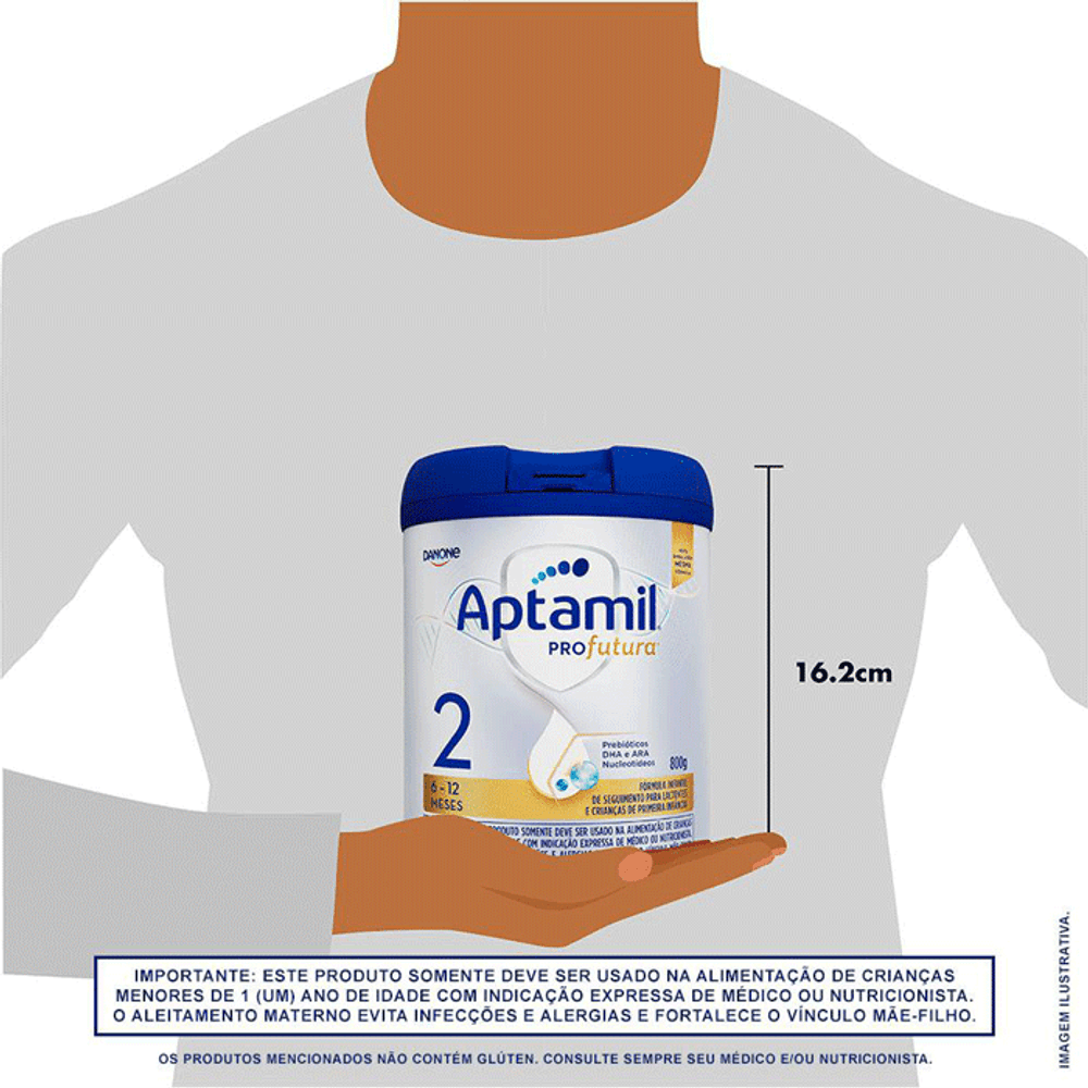 Fórmula Infantil Aptamil Profutura 2 800g - Drogaria Sao Paulo