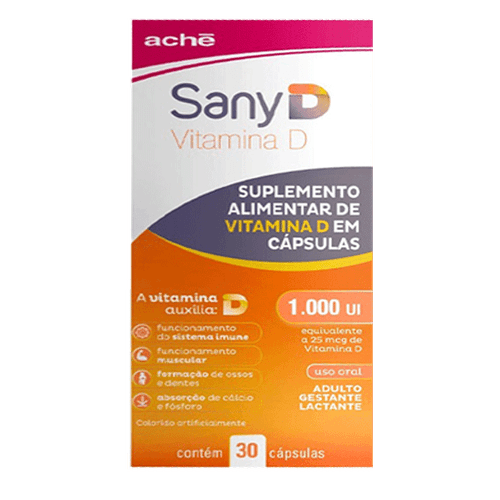 Sany D Vitamina D 1.000Ui 30 Comprimidos