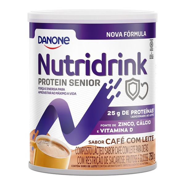 Suplemento Alimentar Nutridrink Protein Senior Café com Leite 750g Suplemento alimentar Nutridrink Protein Baunilha 200ml