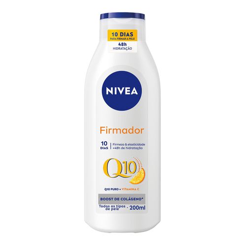 Loção Hidratante Nivea Firmador Q10 + Vitamina C Todos Os Tipos De Pele 200Ml