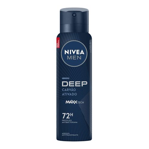 Desodorante Antitranspirante Aerossol Nivea Men Deep Original 150Ml