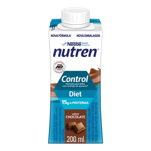 Complemento Alimentar Líquido Nutren Control Chocolate Diet 200ml