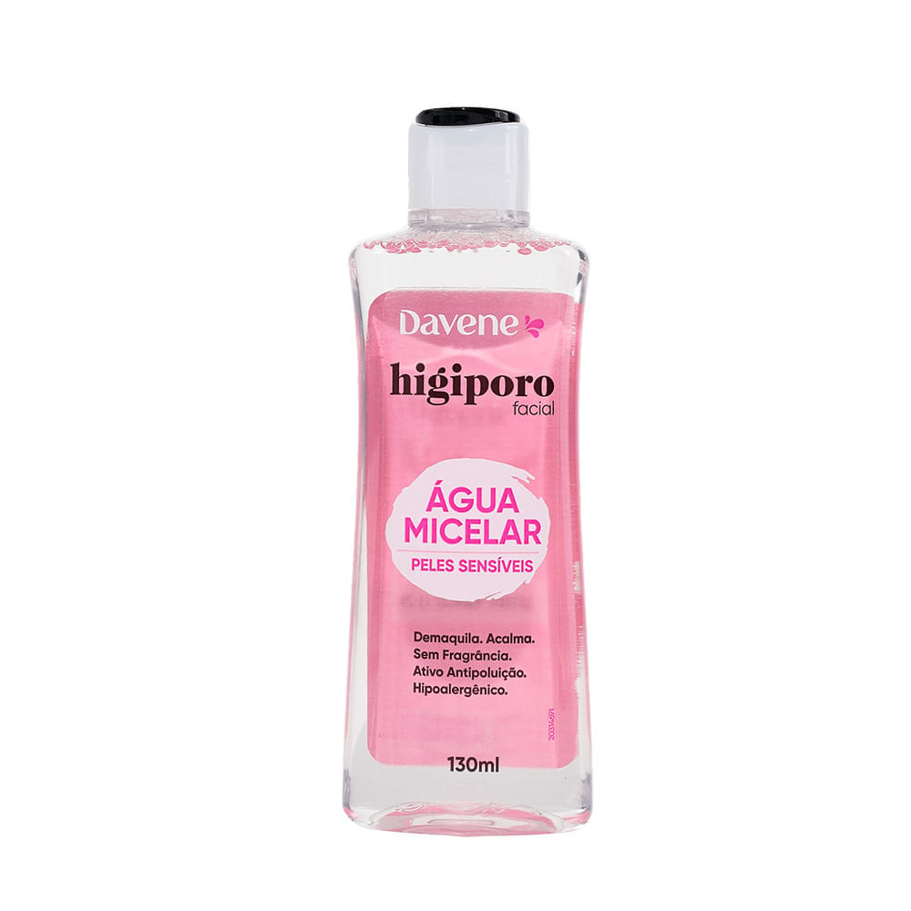 Água Micelar Higiporo Pele Sensivel Davene 130ml