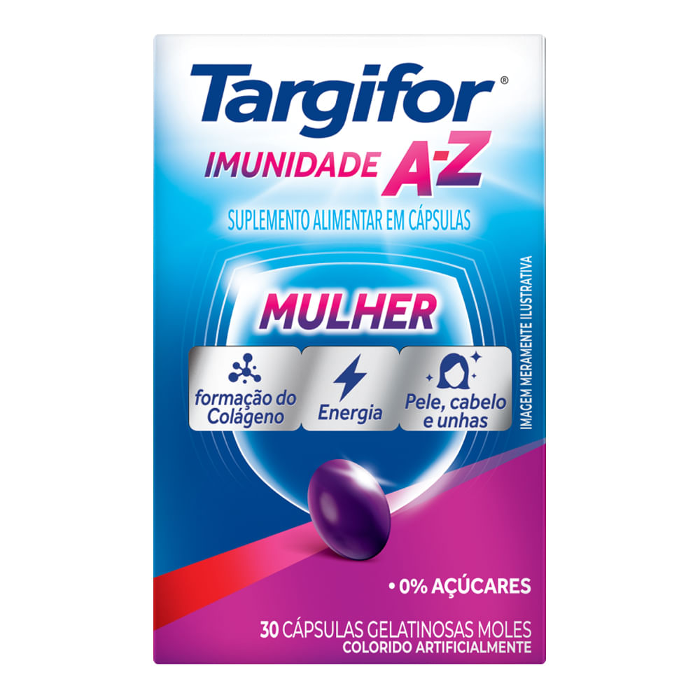 Targifor Imunidade A-Z Mulher 30 Cápsulas - Drogaria Sao Paulo