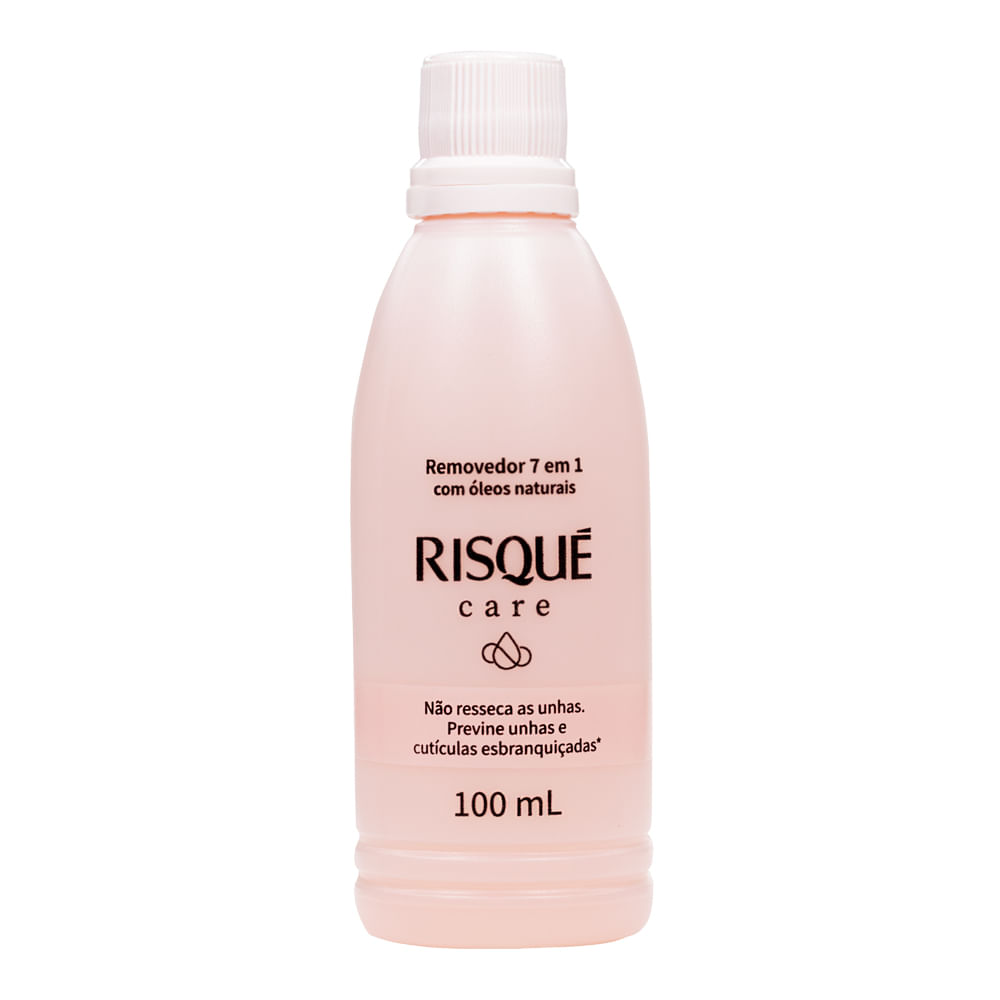 Removedor de Esmaltes 7 em 1 Risqué Care 100ml