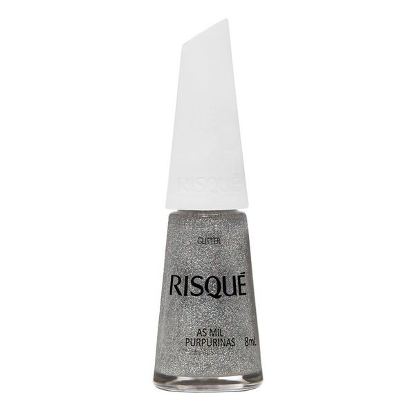 Esmalte Risqué Efeito Gliter As Mil Purpurinas 8ml