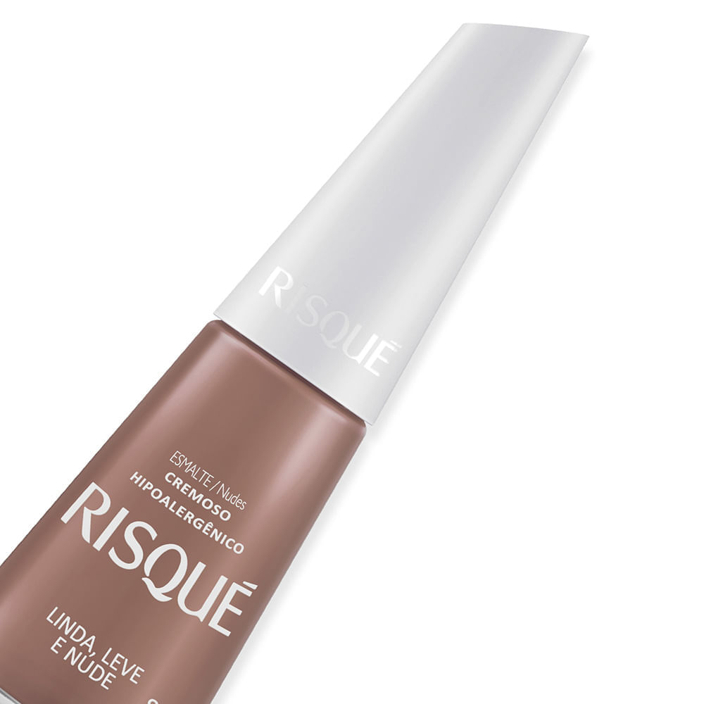 Esmalte Risque Cremoso Linda, Leve e Nude 8ml - Drogaria Sao Paulo