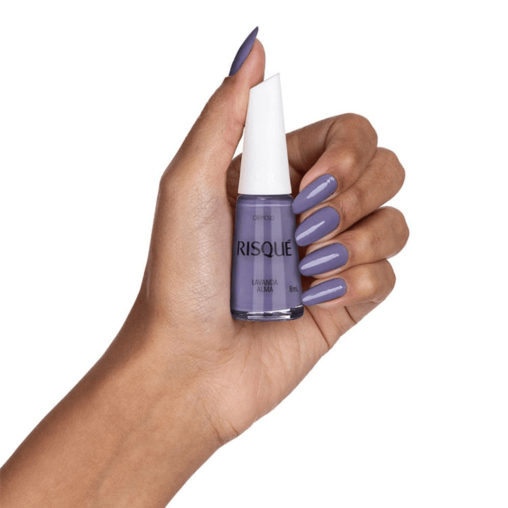 ESMALTE RISQUÉ COLORIDO CREMOSO LAVANDA ALMA