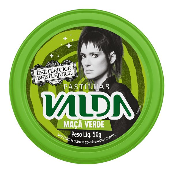 Pastilha Valda Beetlejuice Maçã-Verde 50g