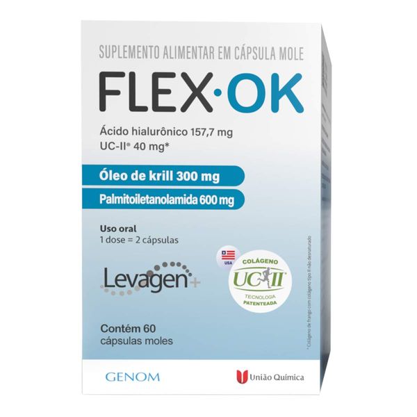 Suplemento Alimentar Flex Ok 60 Cápsulas
