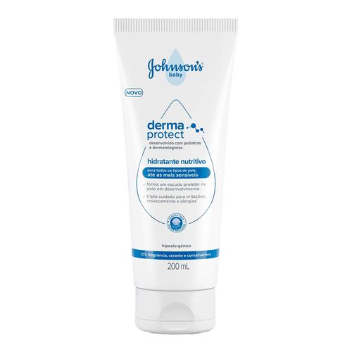 Hidratante Corporal Infantil Johnson's Baby Derma Protect Sem Fragrância 200Ml