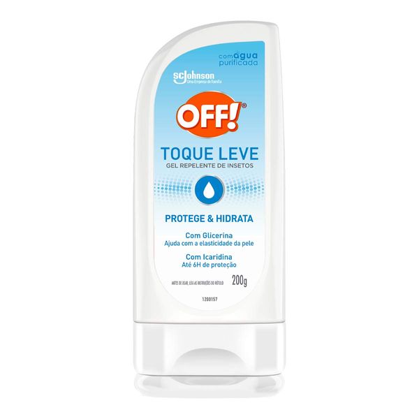 Repelente em Gel Off! Toque Leve com Glicerina e Icaridina Sem Perfume 200g
