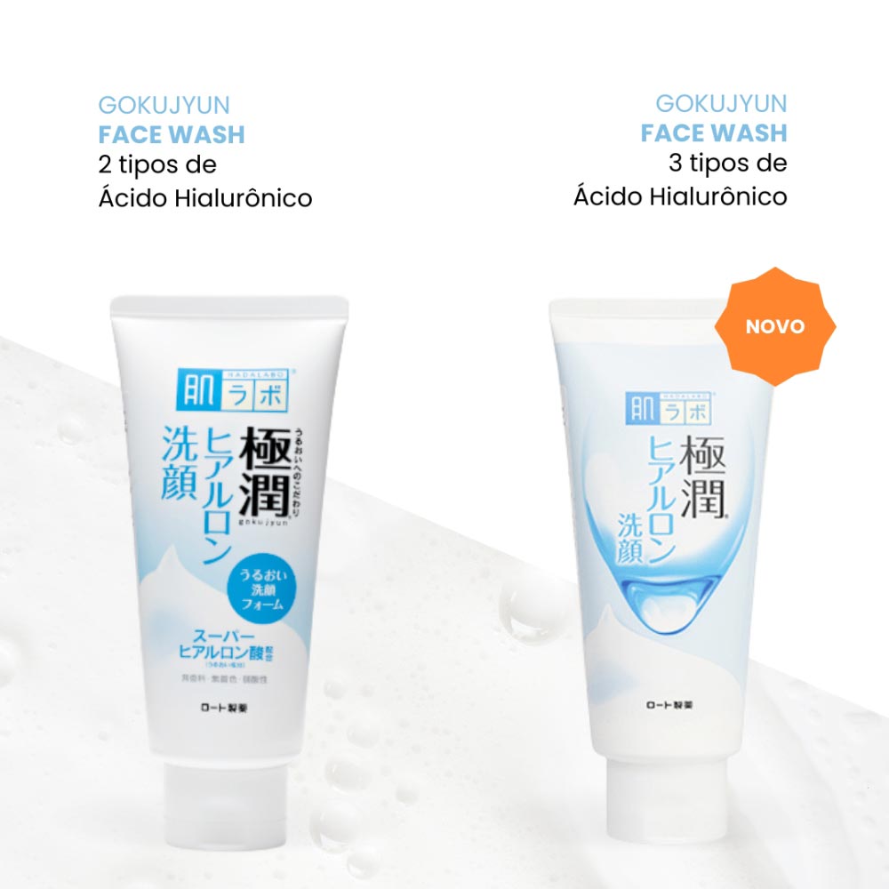 Sabonete Hidratante Facial Hada Labo - Gokujyun Face Wash