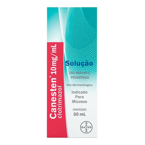 Antifúngico Canesten 10Mg/Ml 30Ml Solução Dermatológica