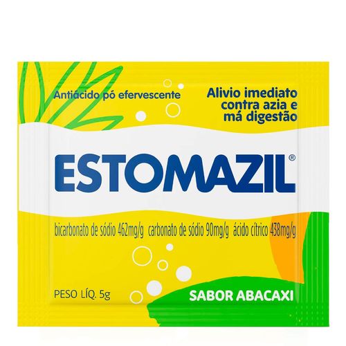 Antiácido Estomazil Sabor Abacaxi 5G Pó Efervescente