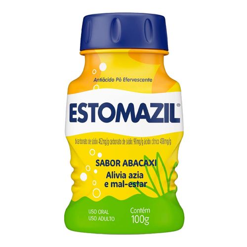 Antiácido Estomazil 462Mg/G + 90Mg/G + 438Mg/G 100G Pó Efervescente Abacaxi