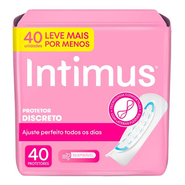 Absorvente Protetor Diário Intimus® Discreto Ultrafino 40 Unidades