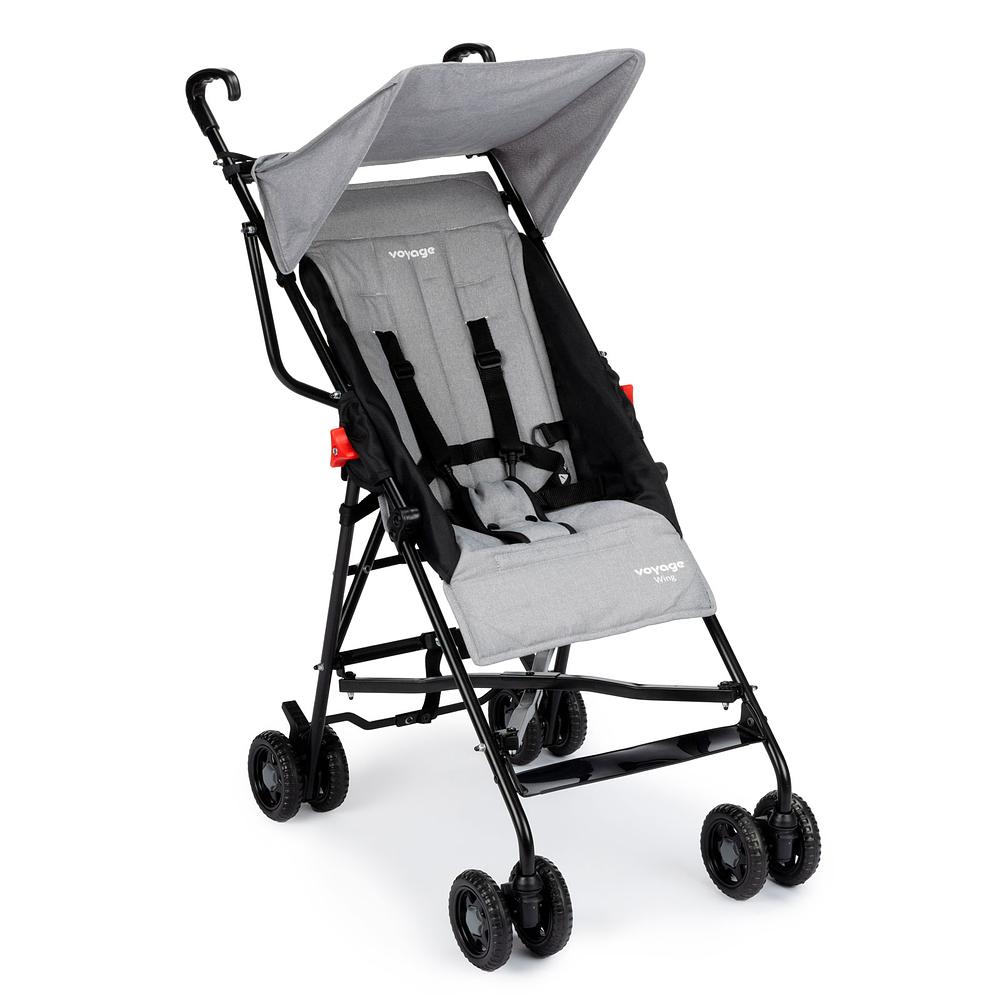 Carrinho de Bebê Guarda Chuva Wing Cinza Mescla + voyage 935347877
