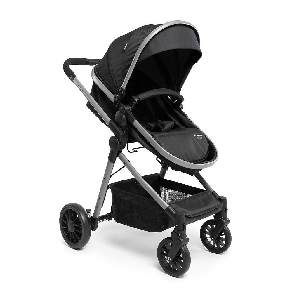 Carrinho de Bebê Prestige Preto + voyage 935347878